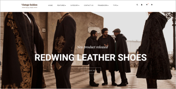 Vintage Fashion HTML5 Templates
