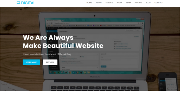 Website Template For IT Company