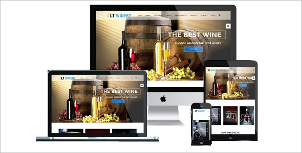 Winery Joomla Template