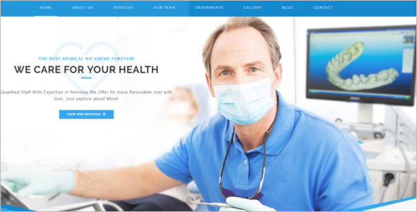 WordPress Theme For Hospital Website