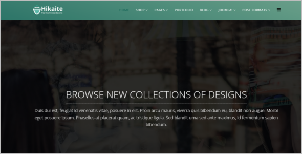 eCommerce Website Joomla Template
