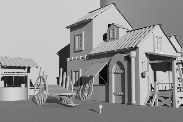 3D Model of House