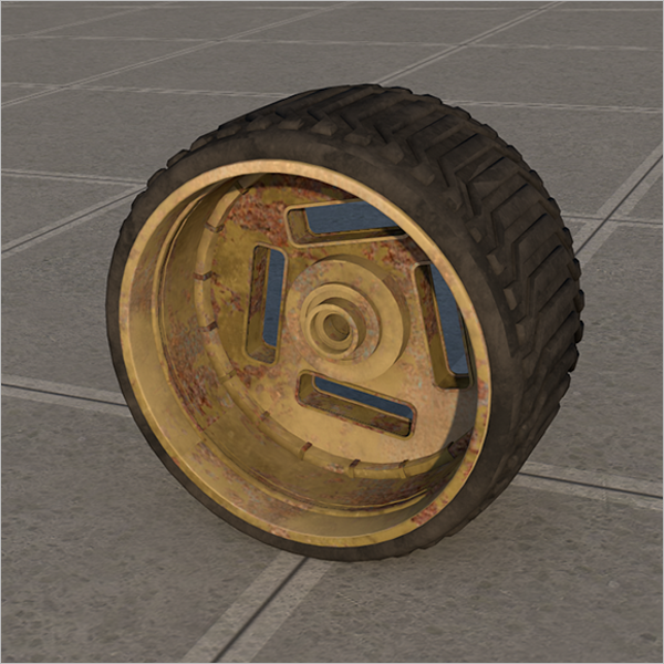 3D Wheel Design Model