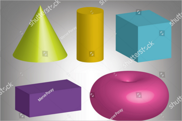 3d Vector Geometric Shapes