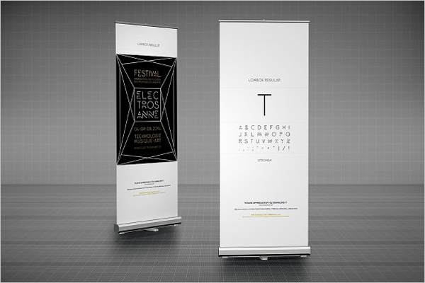 Advertising Banner Mockup Design
