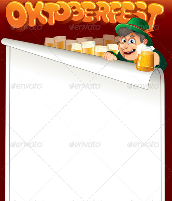 AlcoholÂ Blank Menu Template