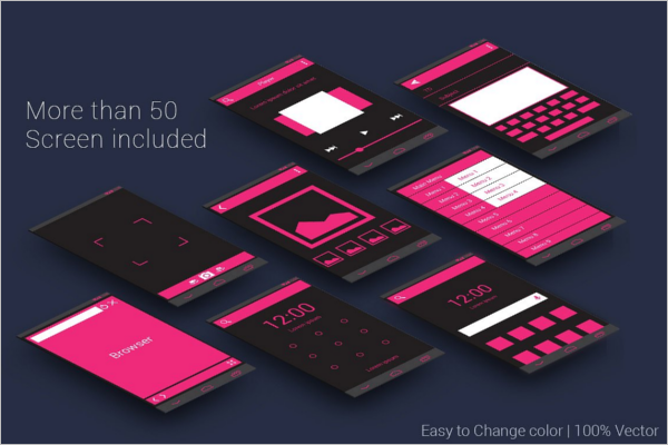 Android App Kit Design Template