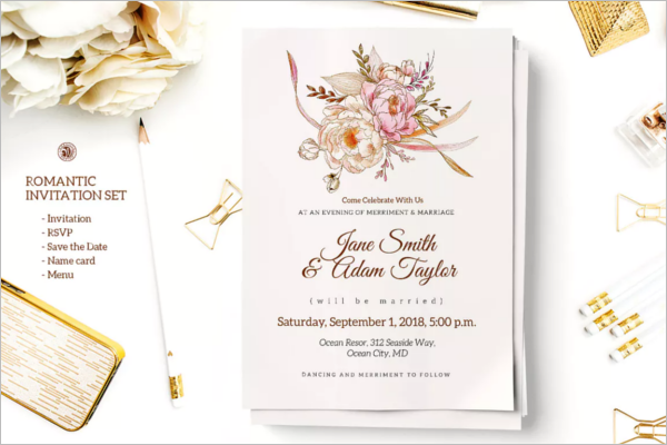 Beautiful Invitation Card Template