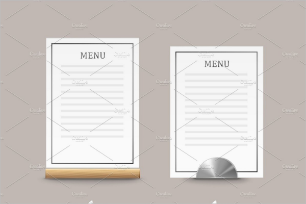 Best Cafe Menu Card Design