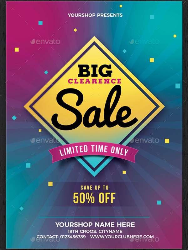28+ Clearance Sale Flyer Templates Free PSD, Word, Vector Designs