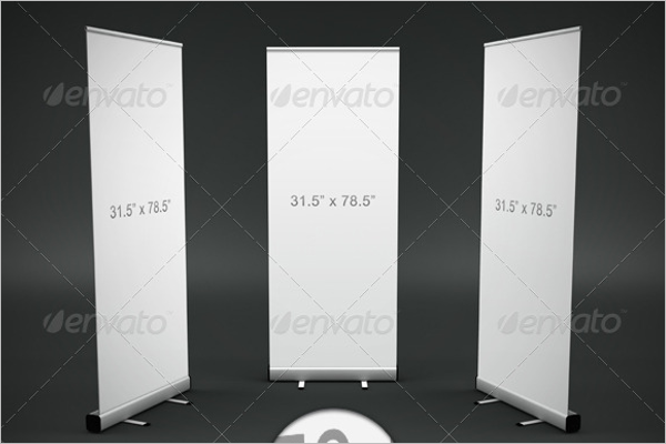 Blank Banner Mockup Design