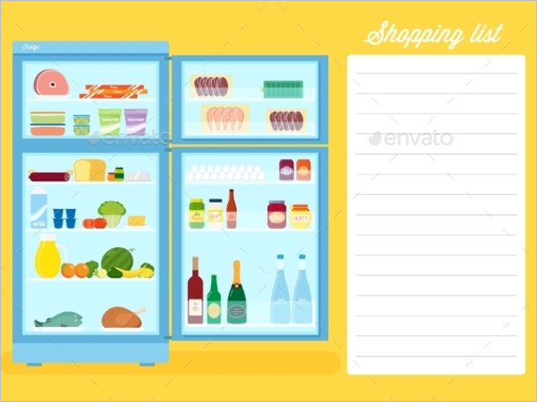 54 Grocery List Templates Free Pdf Excel Word Formats