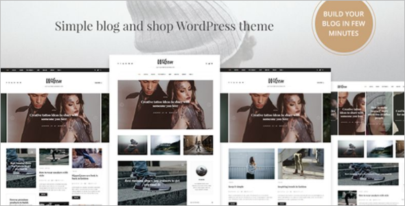 Blog & Shop WordPress Theme