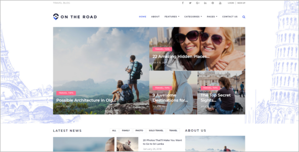 Blog Theme For Best Traveller