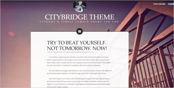 Blogger Tumbler Theme