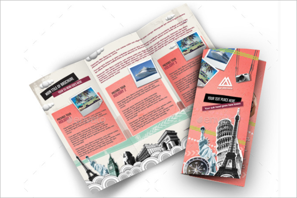 3 Fold RetroÂ Brochure Template
