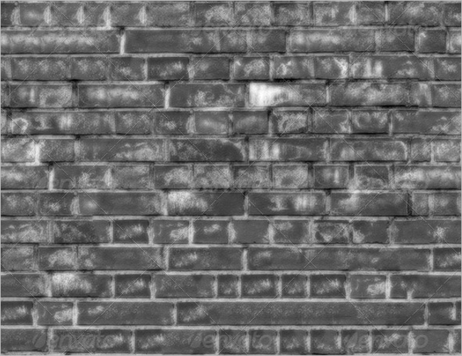 3D Texture Brick Wallpaper Design