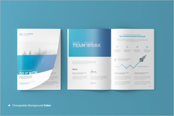 A4 Booklet Design Template