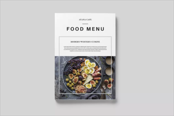 A4 Menu Catalog Design