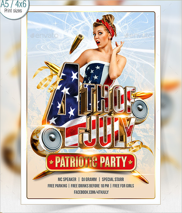 A5 Flag Flyer Template