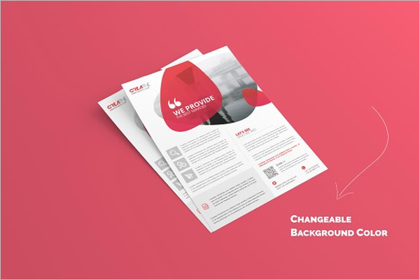 A5 Flyer Template PSD