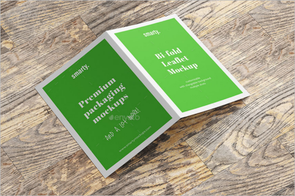 A5 Leaflet Brochure Mockup Design
