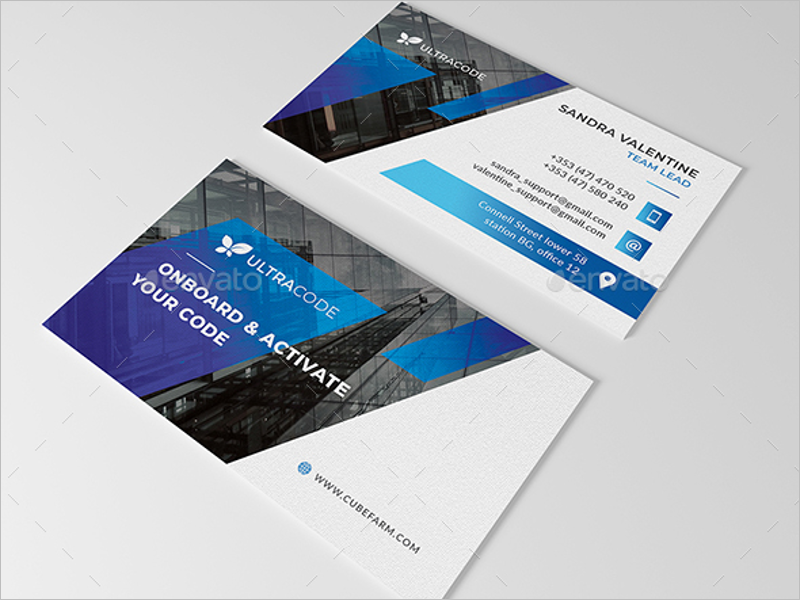 Abstract Business Card Design