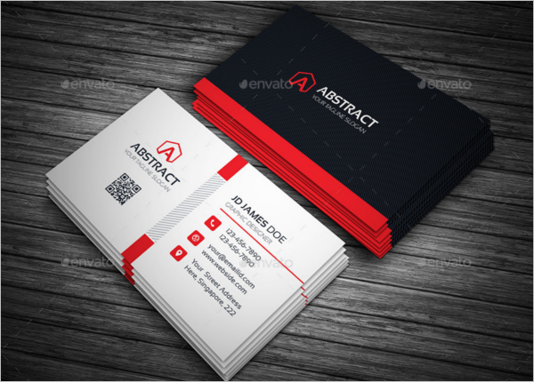 Abstract Corporate Business Card Design