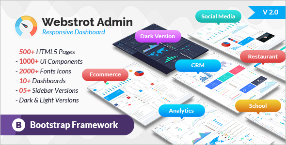 Admin Panel Bootstrap Dashboard Template
