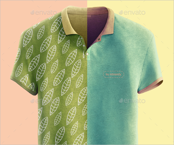 Animated Polo Shirt Mockup Design