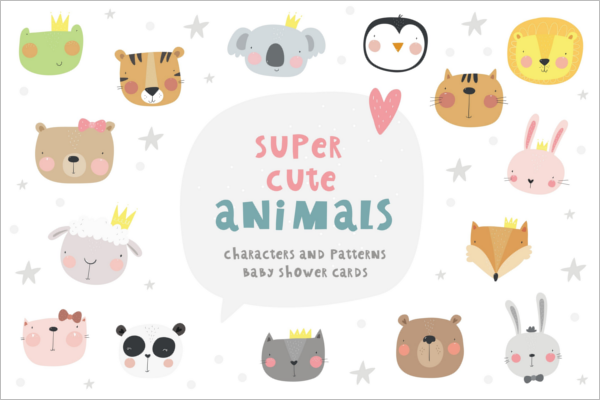 Baby Shower Banner Elements