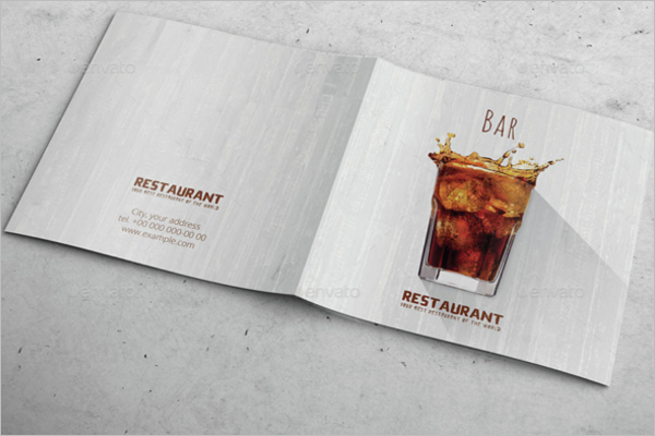 Bar Menu Design