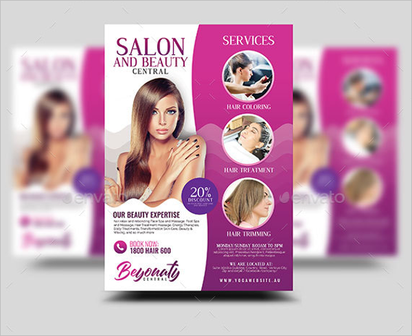 Beauty Care Salon Flyer Design