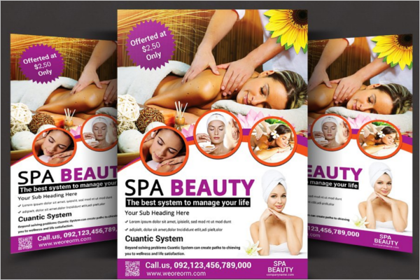 Beauty Salon Flyer Design Template