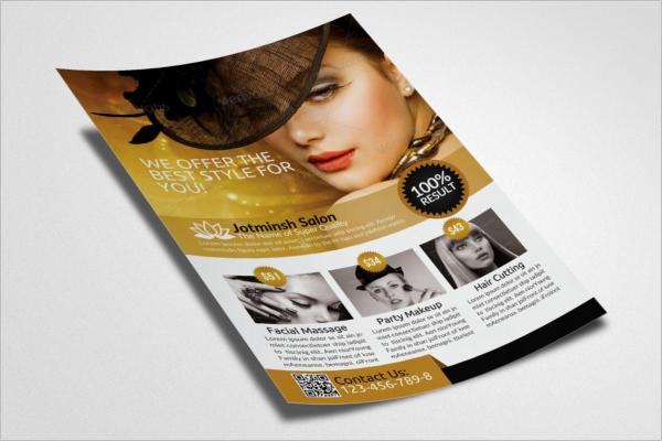 Beauty Salon Flyer PSD Template