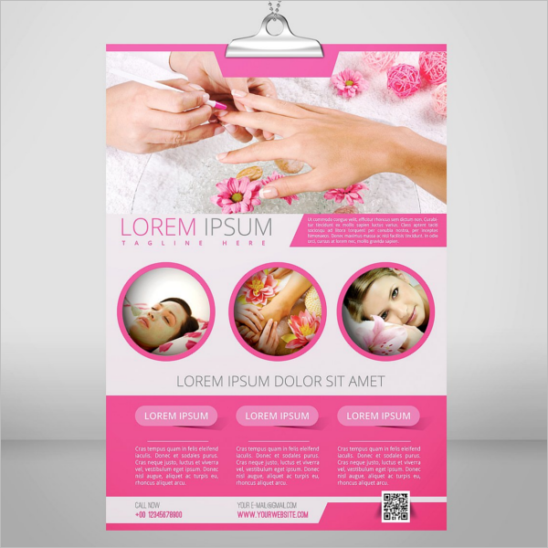 Beauty Salon Opening Flyer Template