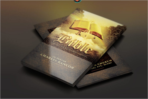Bible Teacher Business Card Template