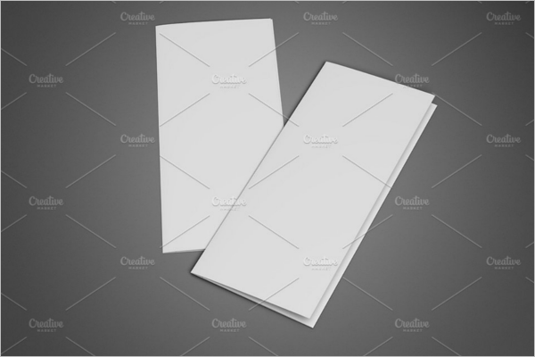 Blank Leaflet Brochure Mockup Design