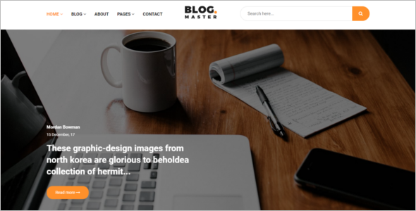 Blog HTML Template