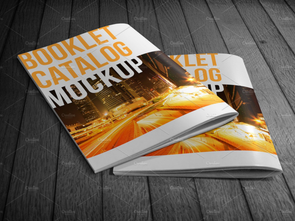 Booklet Catalog Mockup Design