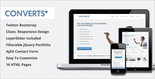 Bootstrap HTML Theme