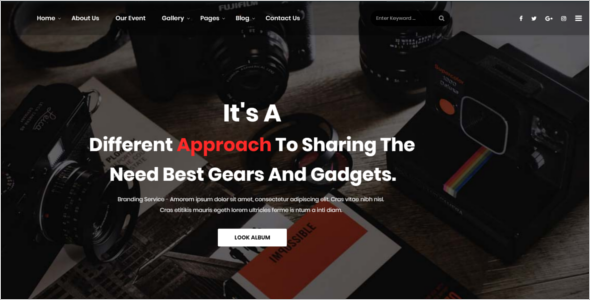 Bootstrap WordPress Design Template
