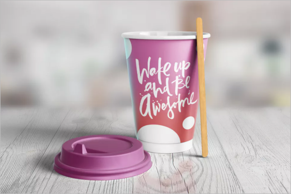 Branding Paper Cup Mockup Design
