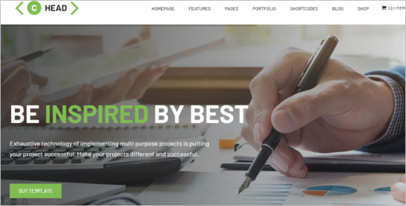 Business Blog Design Template