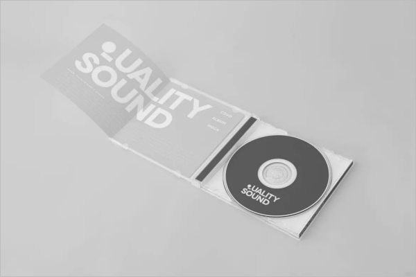 CD Cover Mockup Sample Design