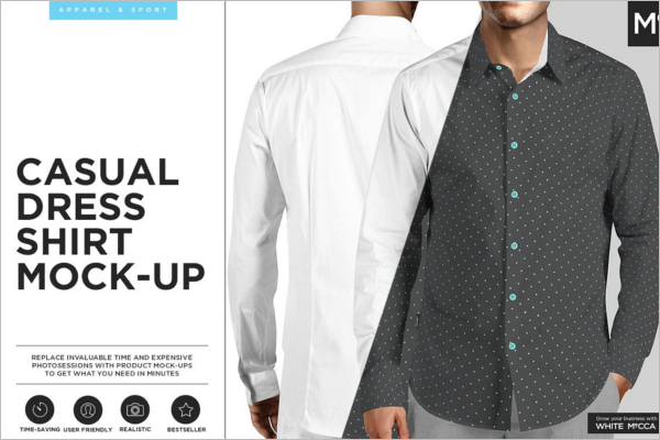 Casual Shirt Mockup Template