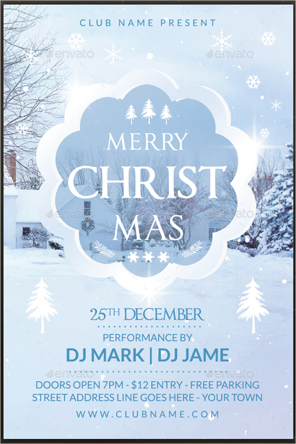 Christmas Event Flyer Template Bundle
