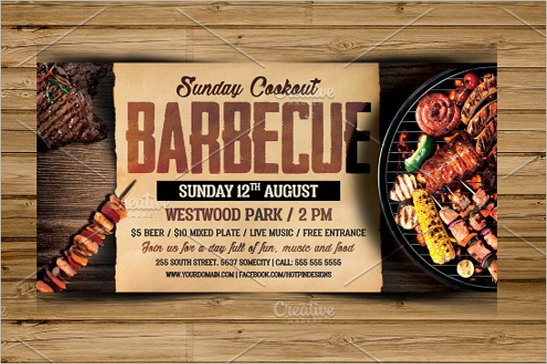 Church BBQ Flyer Template