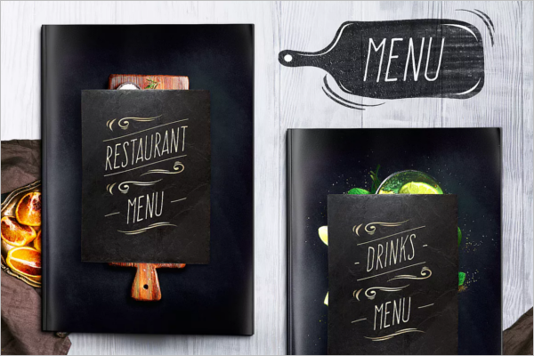 CleanÂ A4 Menu Design