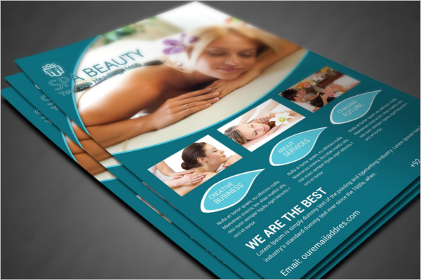 Clean Beauty Salon Flyer Template